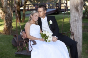 Wedding Photography Perth - Caversham House - Belinda Aaron - On Lovers Swing