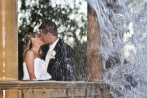 Wedding Photography Perth - Caversham House - Belinda Aaron - Waterfall Foreground